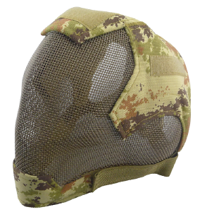 Tactical metal full head mask head protect gear 013